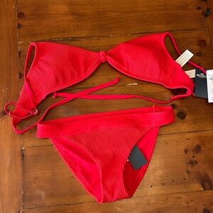 Red Hollister Bikini